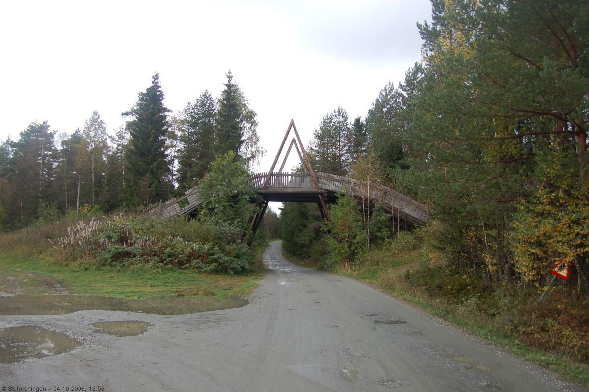 Skiløypebrua på Harasletta