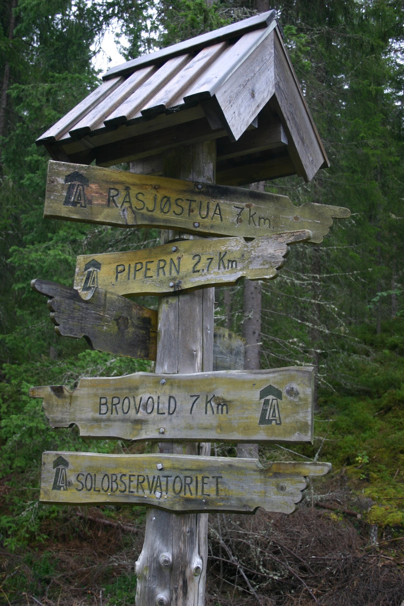 Skilt av det gamle slaget