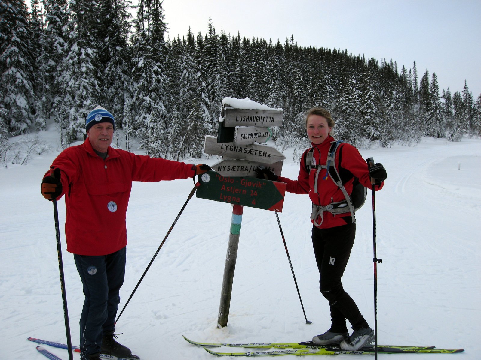 Skiltekspedisjon på Hadelandsåsen