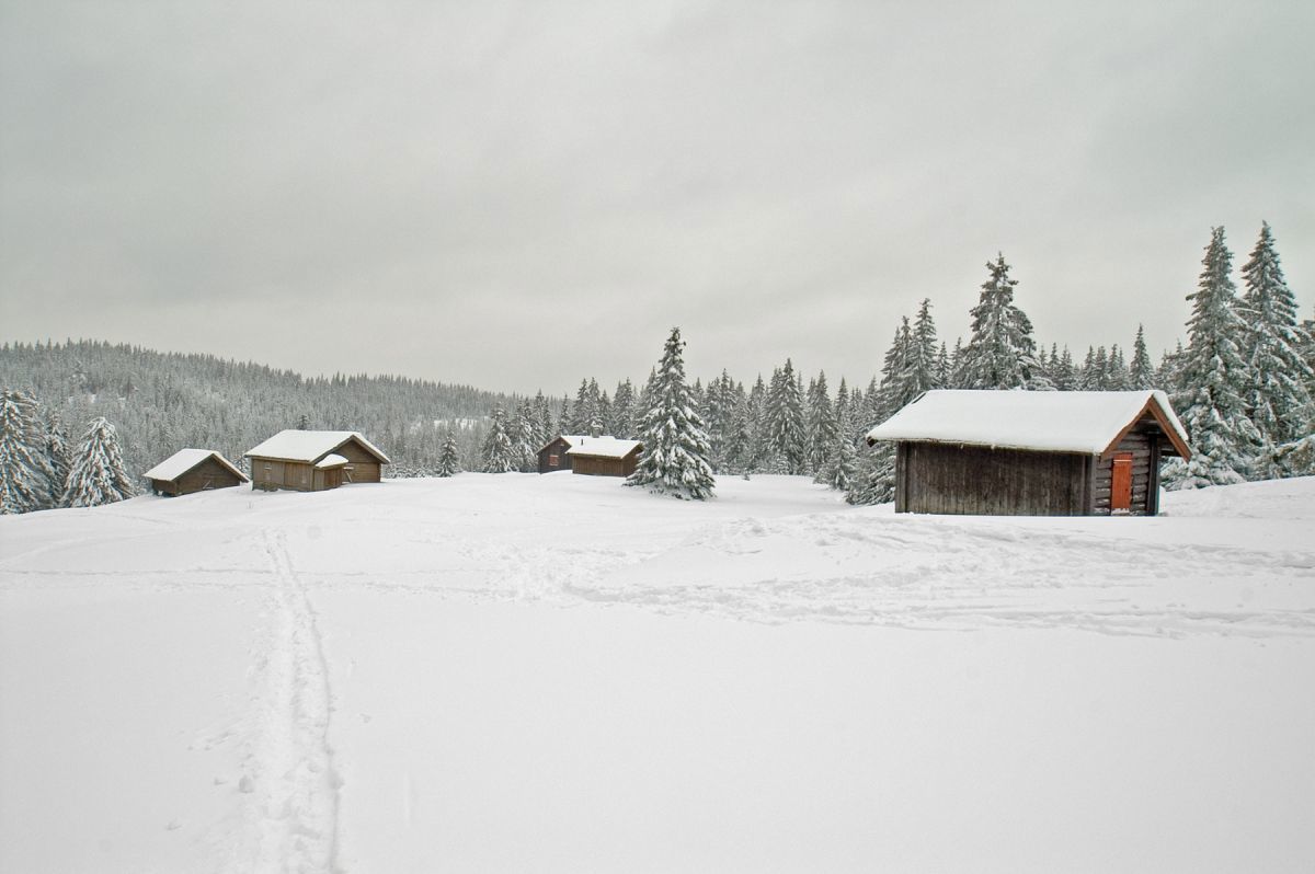 Skispor ved Retthellseter