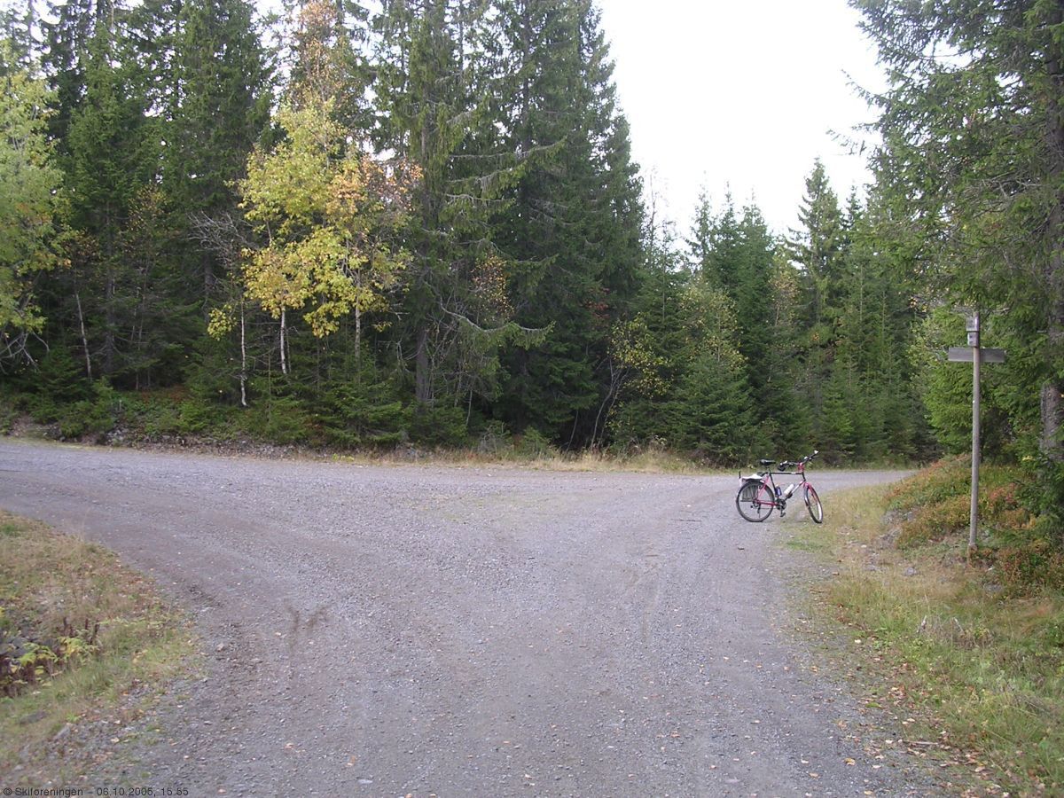Skottakrysset - veiskille på Krokskogen