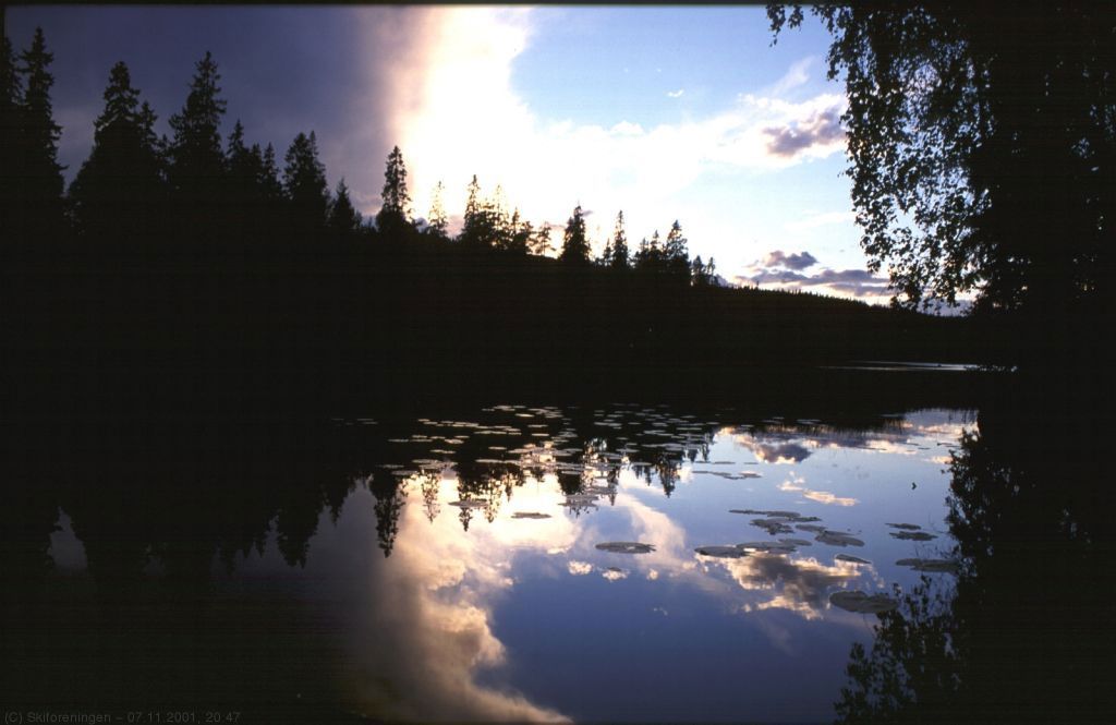 Skumring ved Store Åklungen