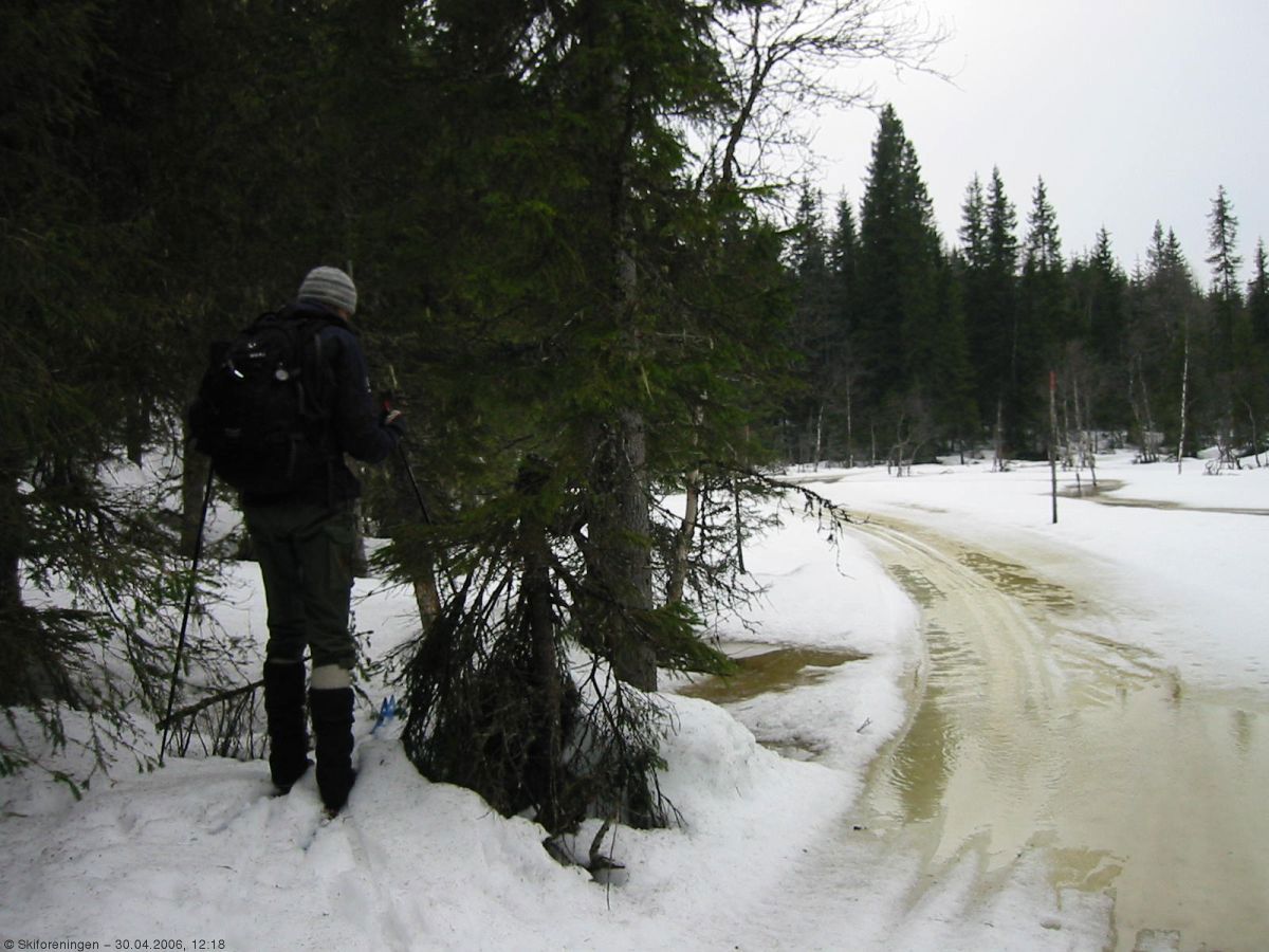 Snart vannskiforhold ved Auretjern