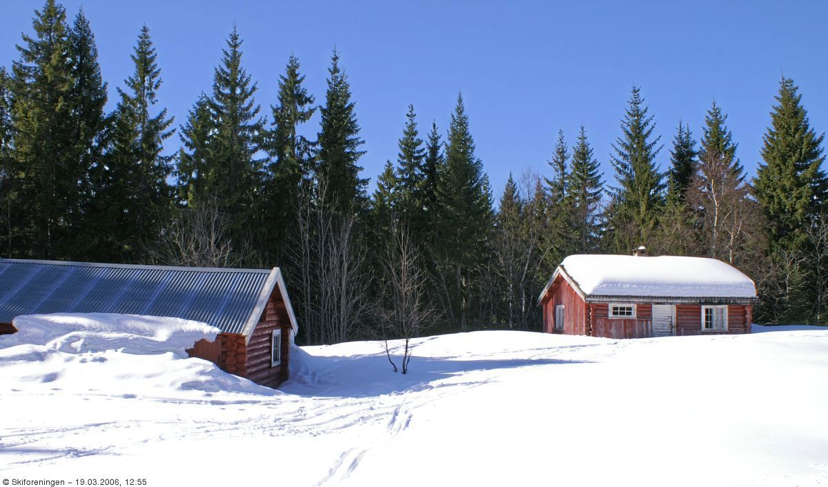 Snetung vårdag på Kneikaseter