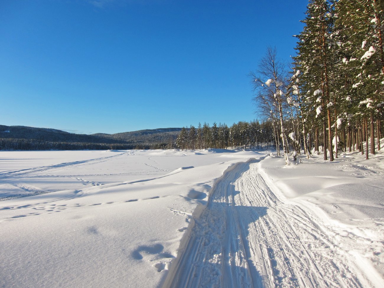 Sol i scooterløypen