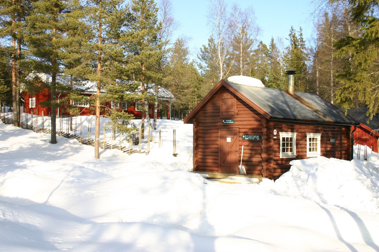 Sol og snø ved Bekkestua