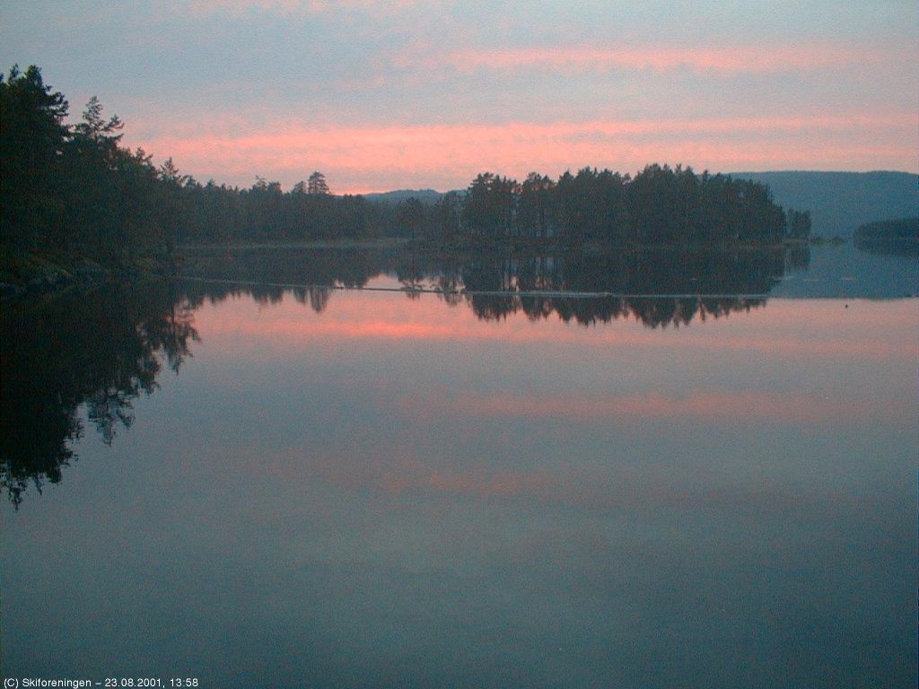 Solnedgang over Skjærsjøen
