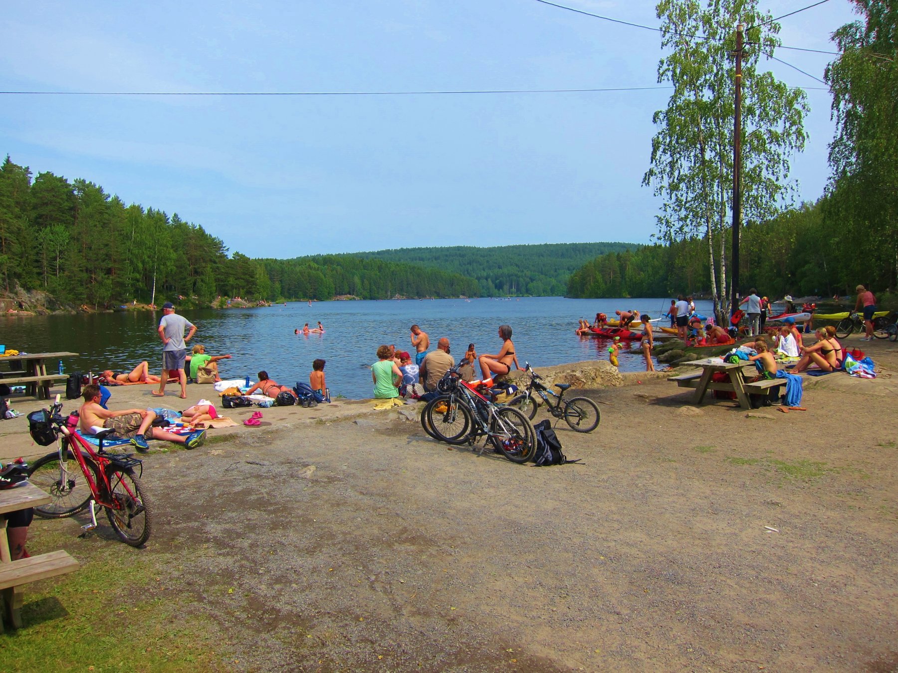 Sommerdag ved Nøklevann