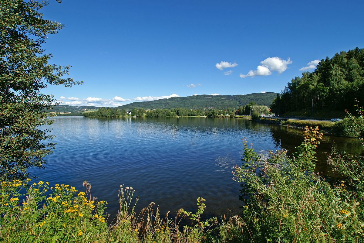 Sommerdag ved Randsfjorden