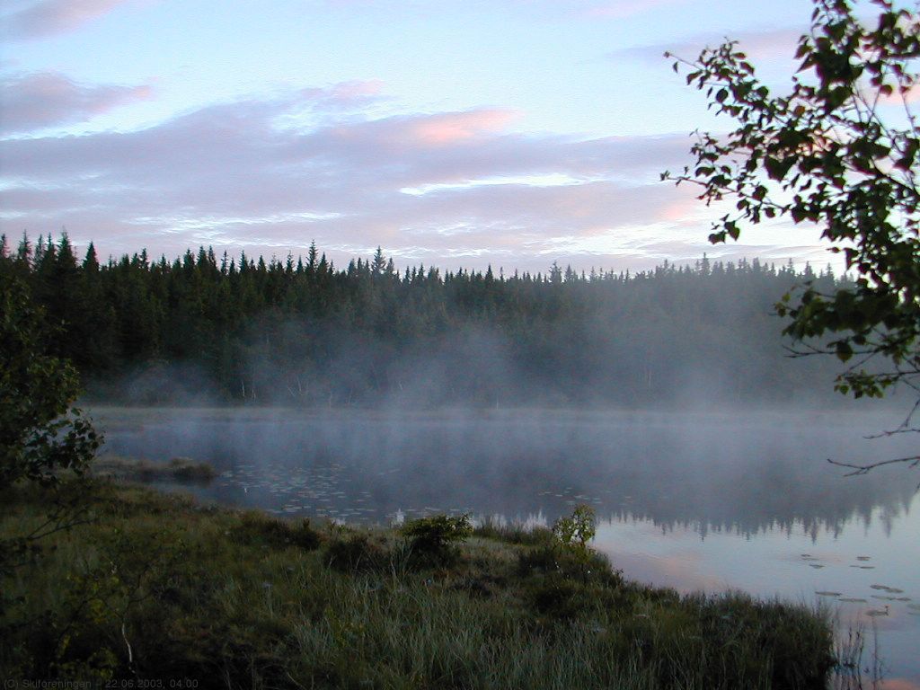 Sommernattsykkeltur 2002, morgentåke