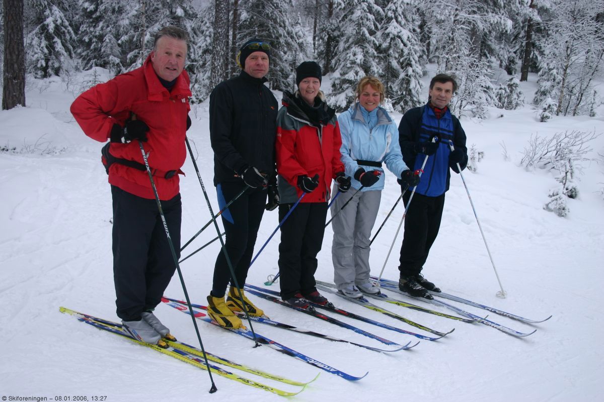 Søndagstur i vinterlandskap