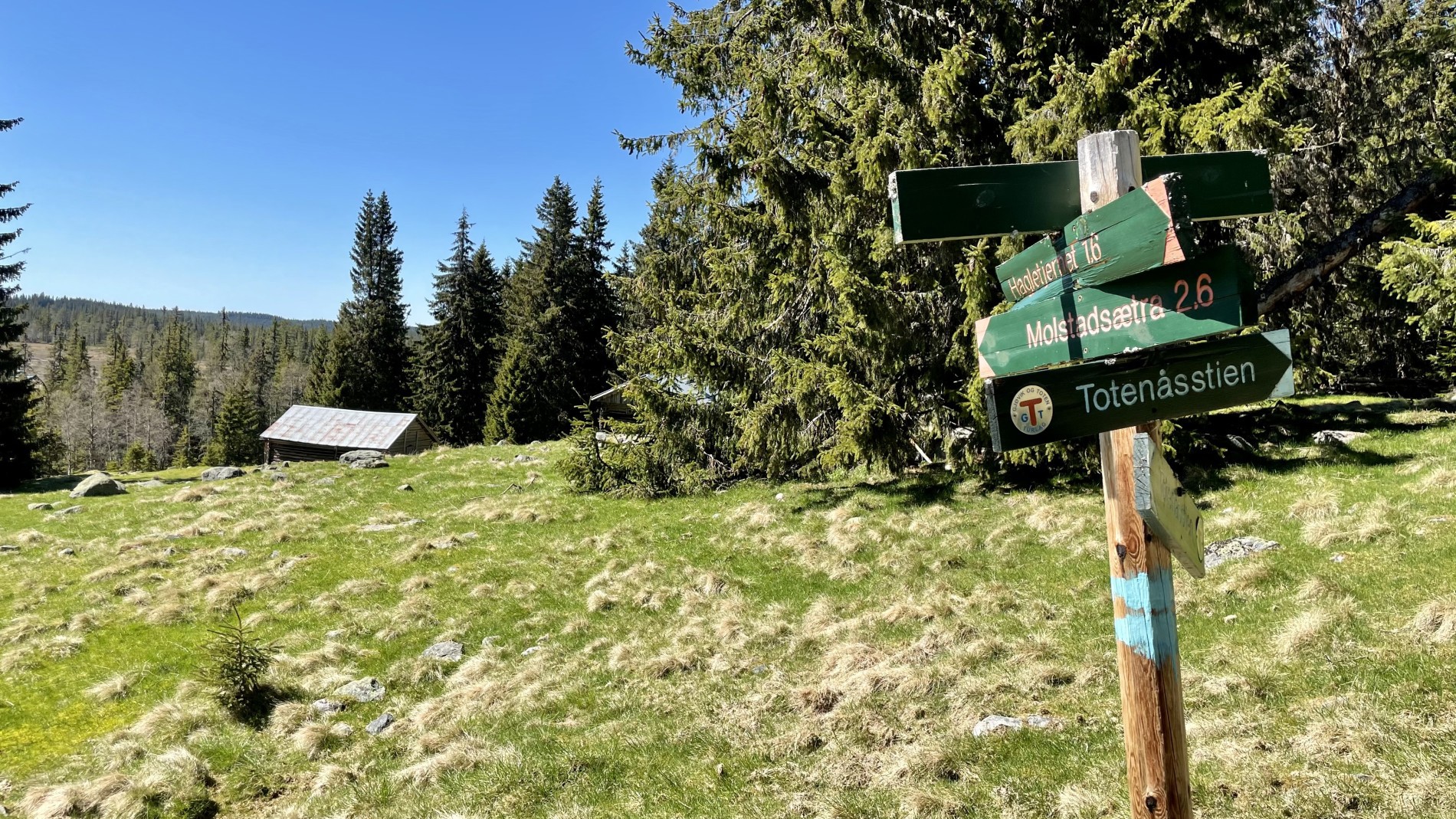 Sti- og løypekryss ved Vindflosætra