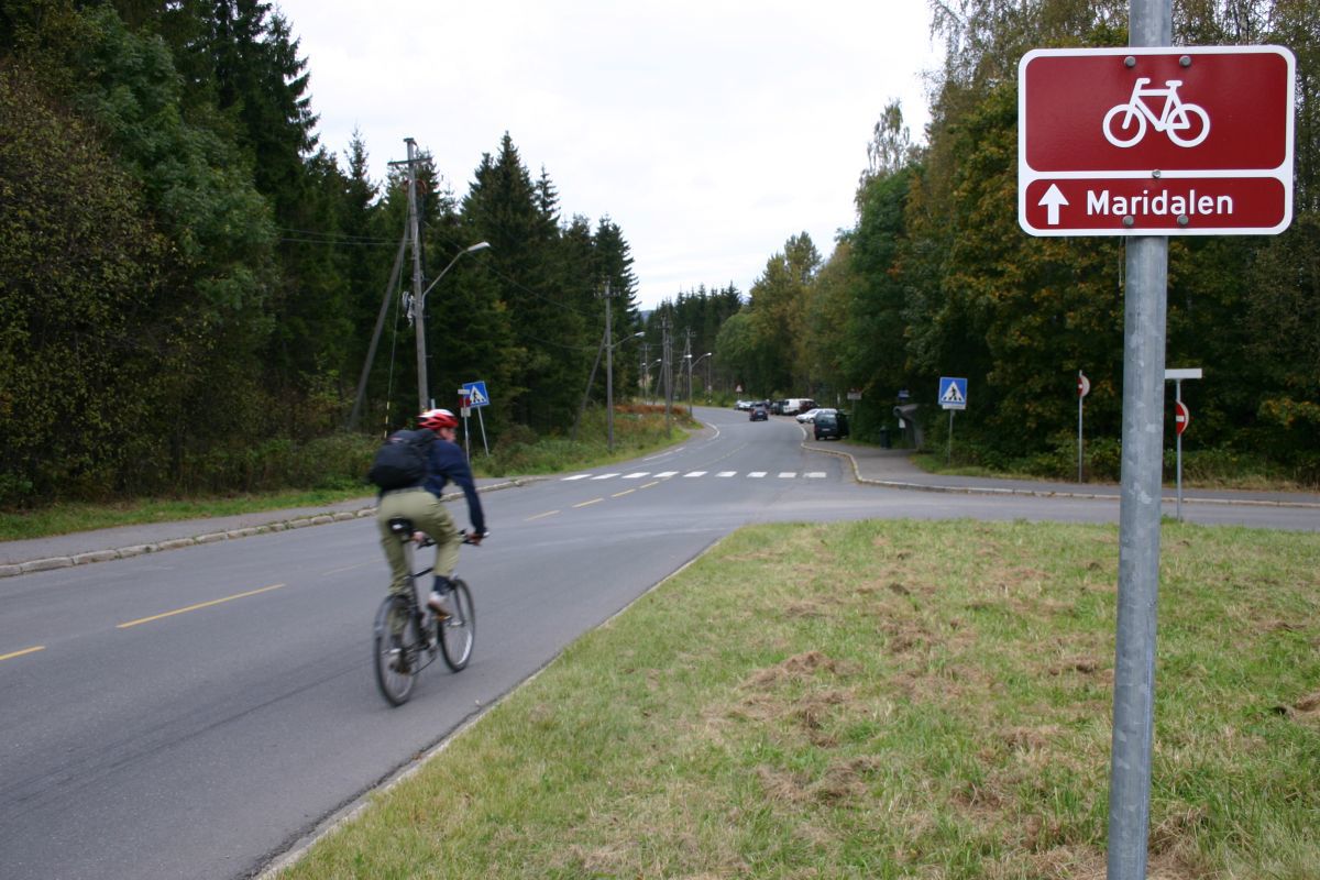 Strake veien mot Maridalen
