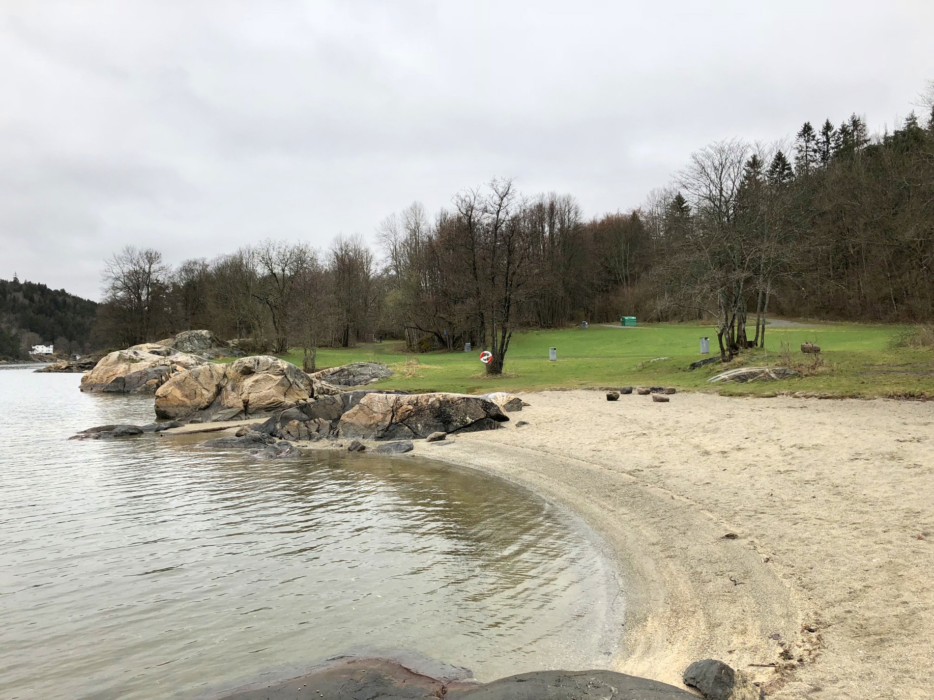 Strand ved Breivoll friområde