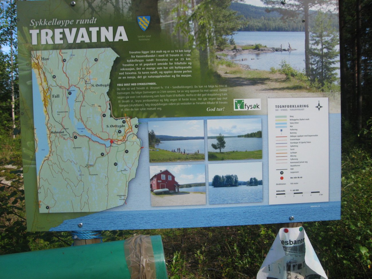 Sykkelmuligheter rundt Trevatn