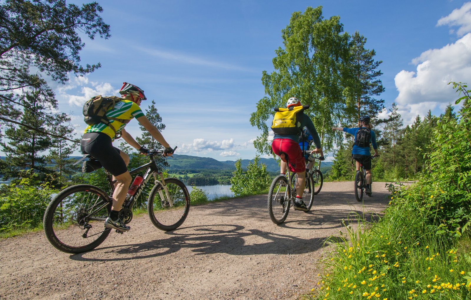 Sykkelsetet gir god oversikt