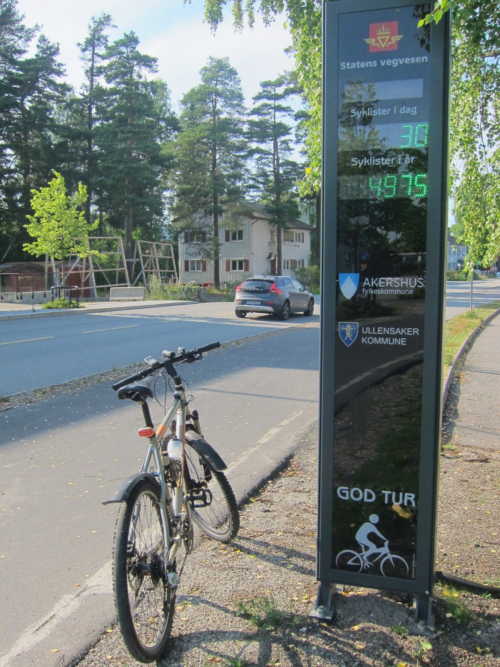 Teller syklister i sykkelbyen
