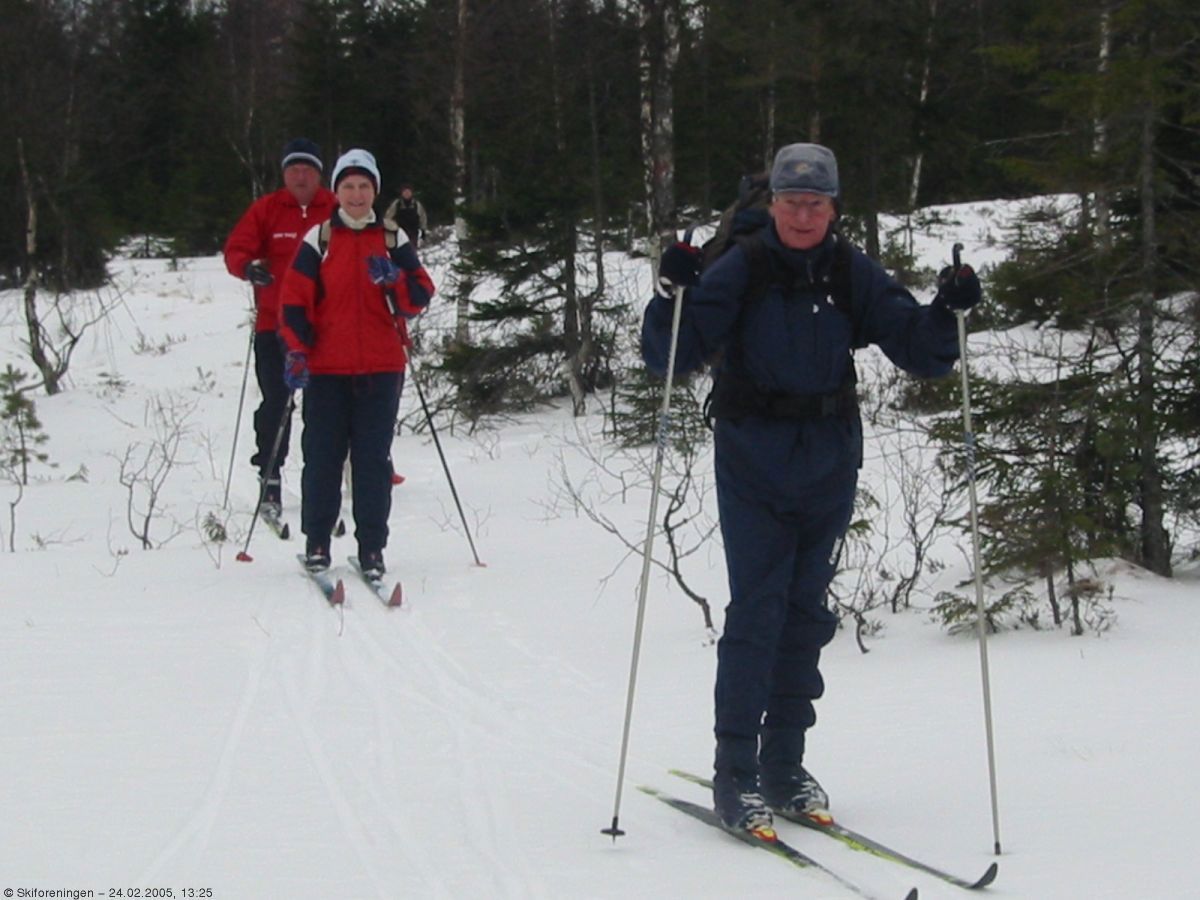torsdagsskitur 24.02.05: Nydelig natur ved Glotjernet!