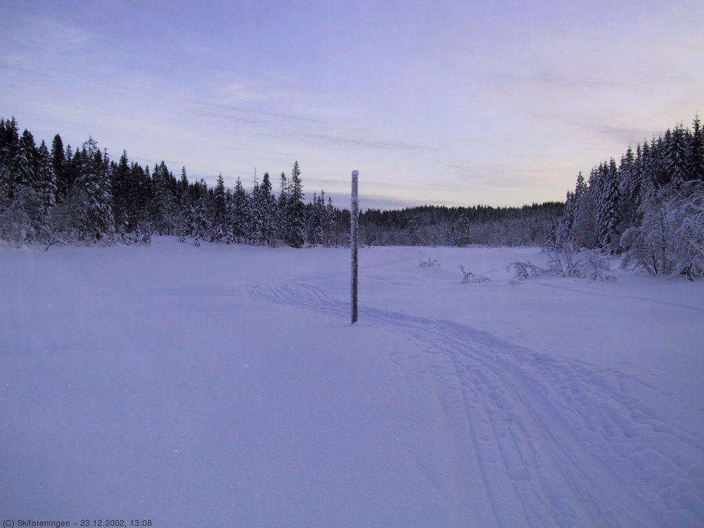 Tusmørket siger inn over Sakristjern