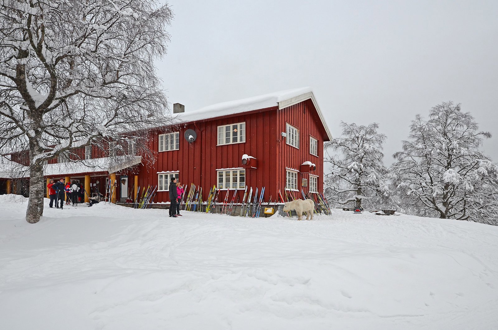 Ullevålseter: bra besøk første juledag 2012