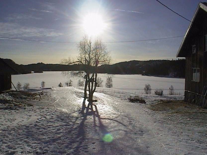 Utsikt fra Heggeliseter over nordre Heggelivann
