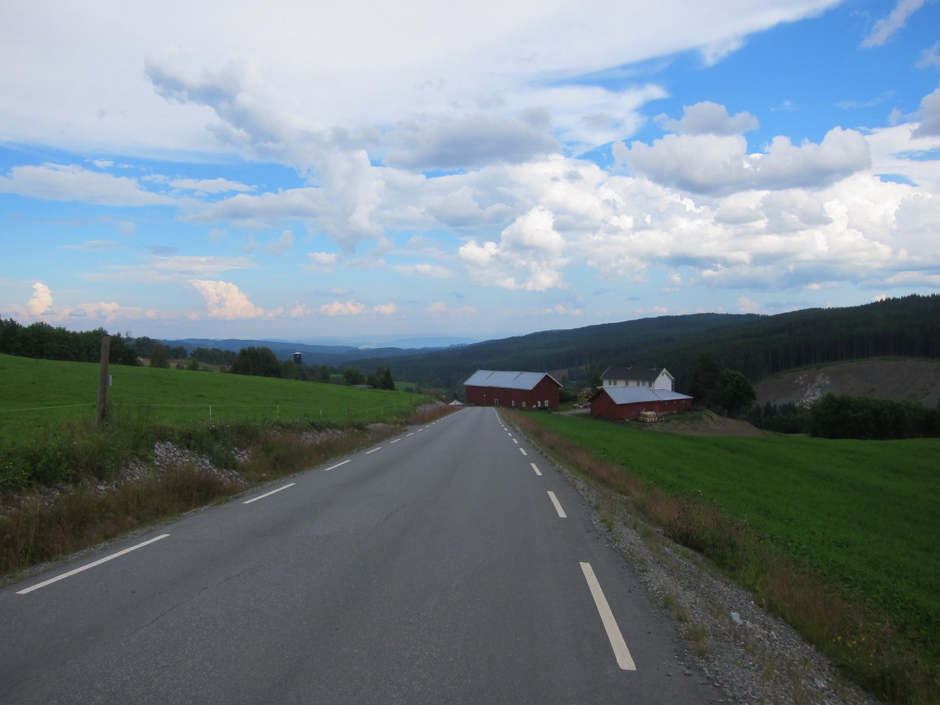 Utsikt fra Svevalvegen