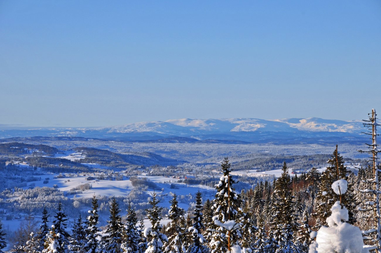 Utsikt ovenfor Håkenstadsætra