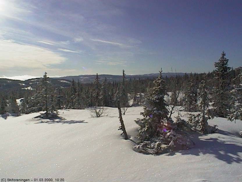 Utsikt sydover fra Bislingflaka