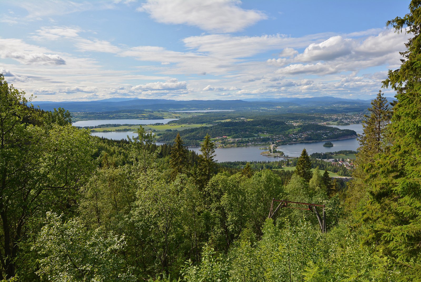 Utsikten fra Dronningens utsikt 2015