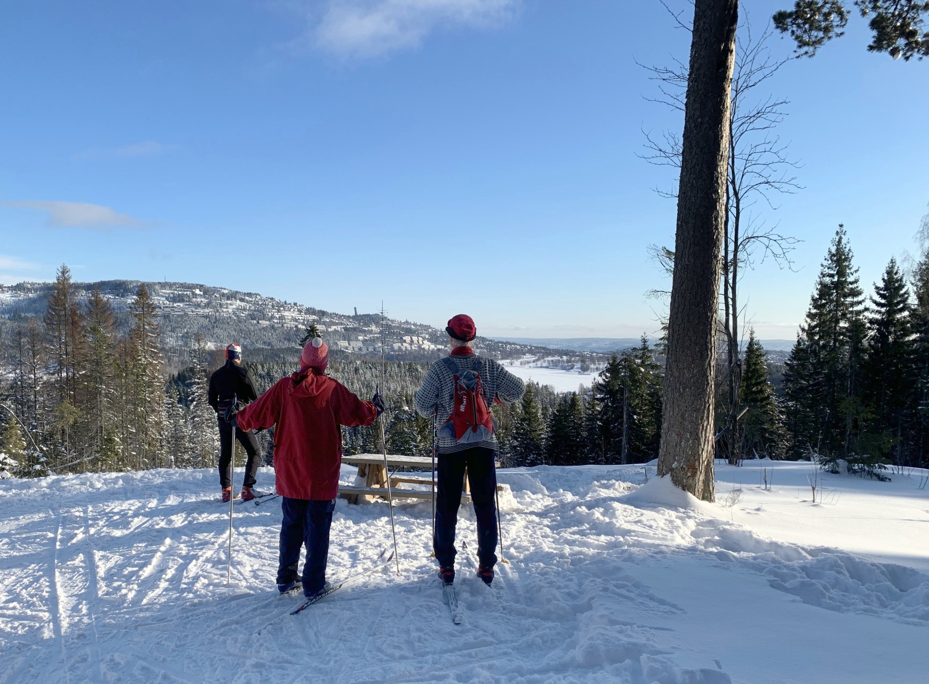 Vakker utsikt i Bærumsmarka!