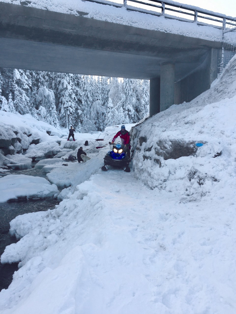 Vanskelig passasje ved Sulua
