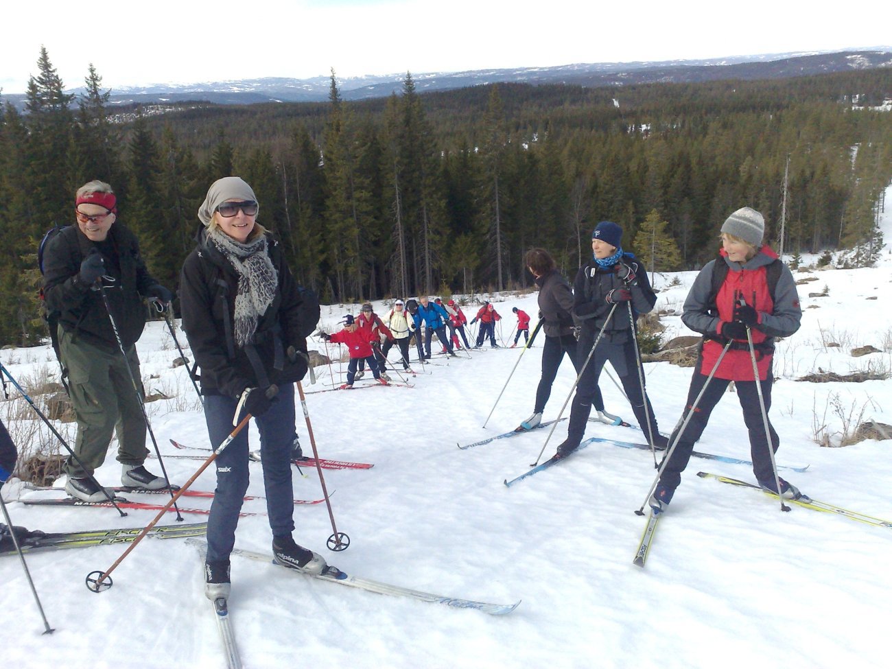 Vårtur 2010: Fiskebein opp akebakken