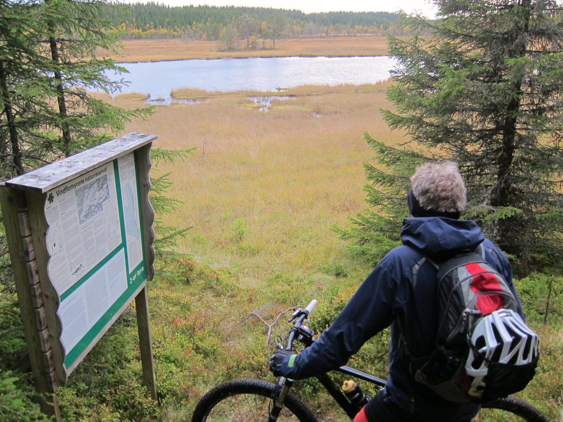 Ved naturreservatets grense