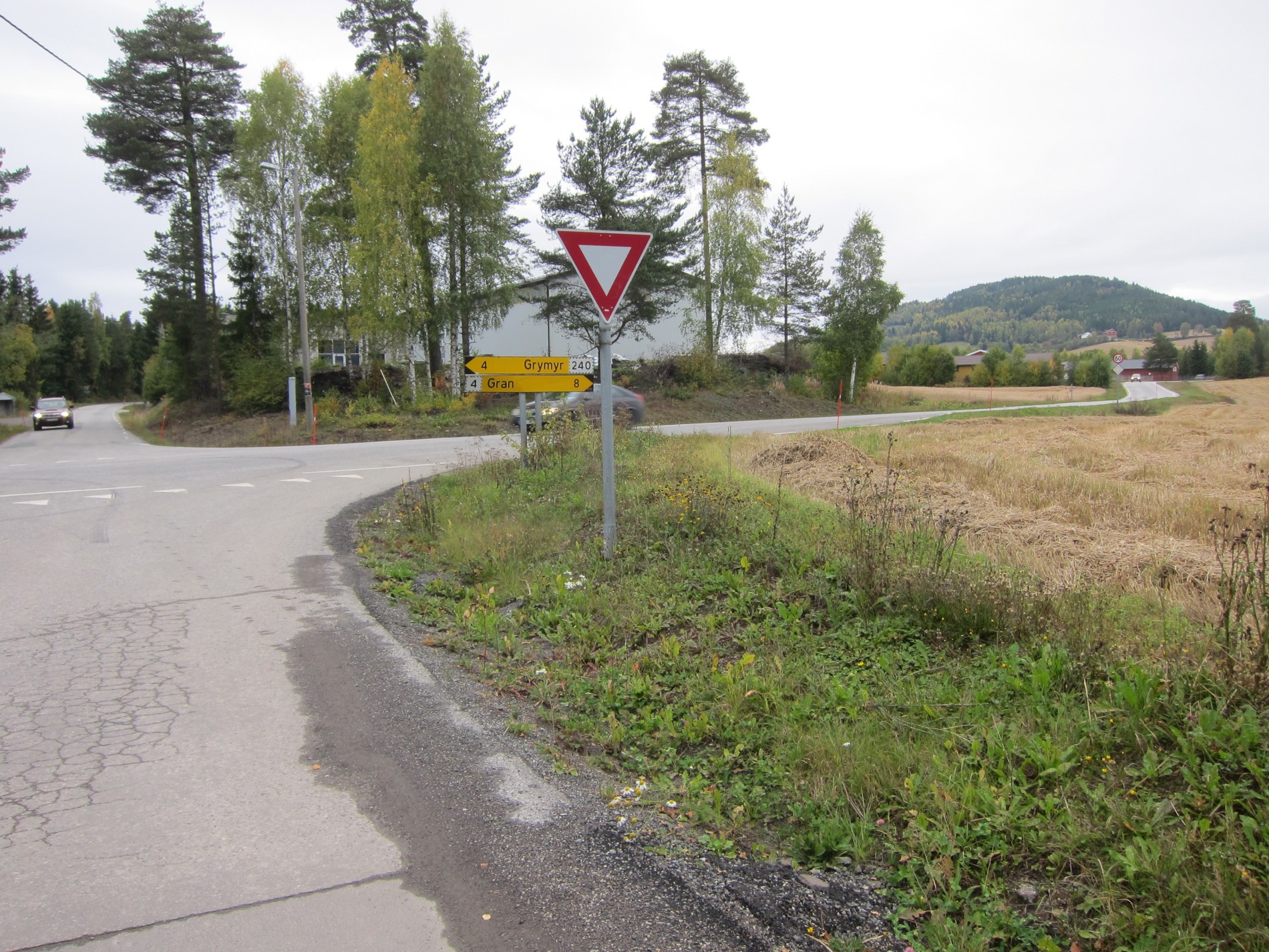 Vegdele langs Molinna