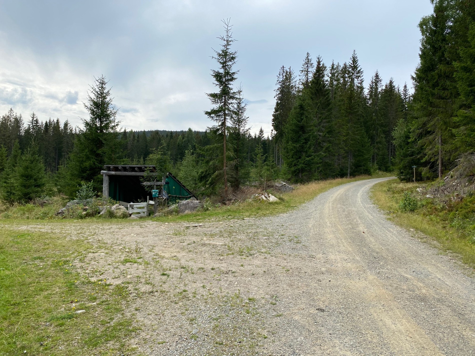 Veikryss med gapahuk