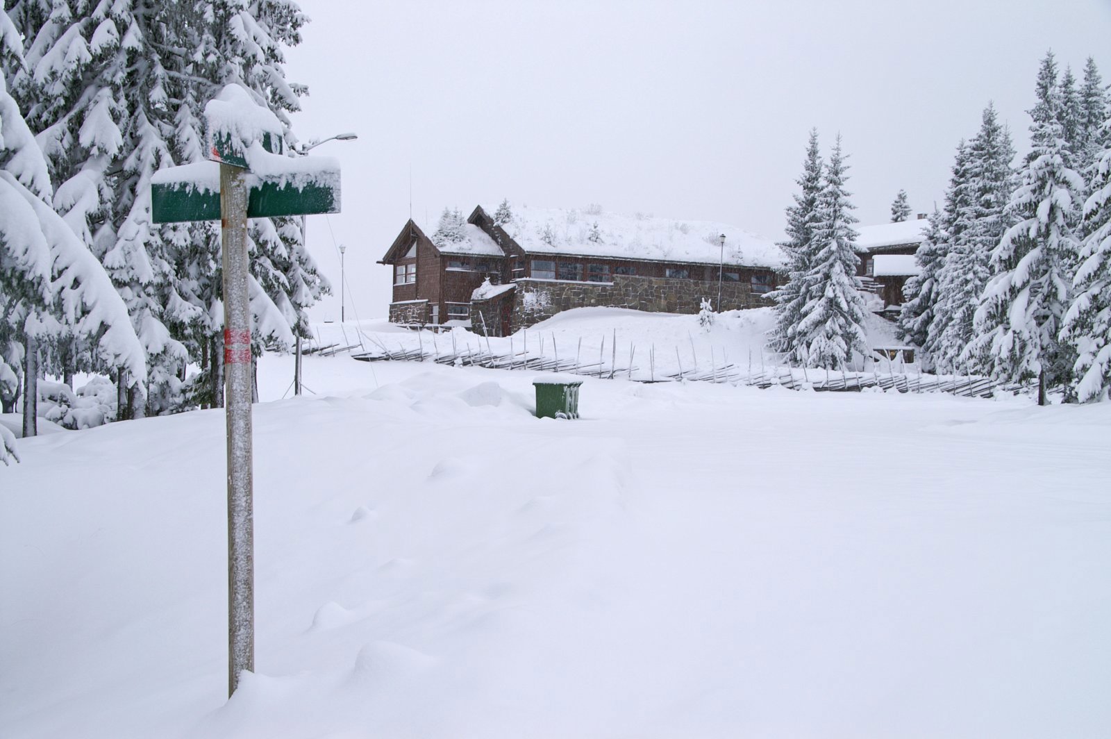 Vinter ved Ringkollstua