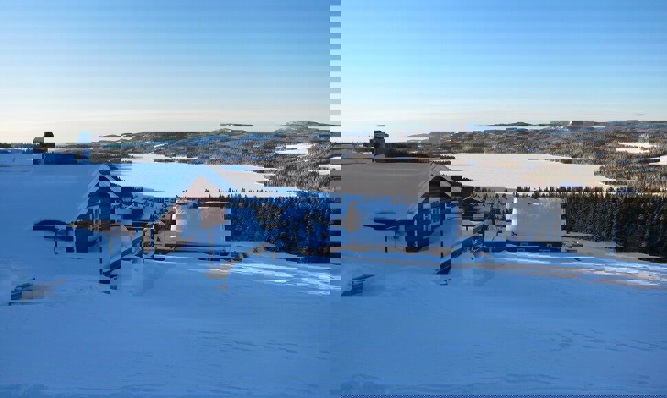 Vintermorgen på Hersjøsætra